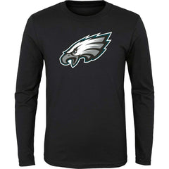 Philadelphia Eagles Youth Primary Logo Long Sleeve T-Shirt Black