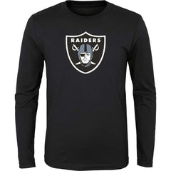 Las Vegas Raiders Youth Primary Logo Long Sleeve T-Shirt Black
