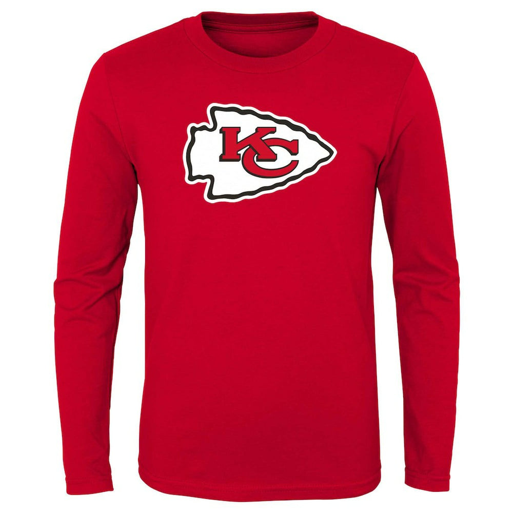 Kansas City Chiefs Preschool Primary Logo Long Sleeve T-Shirt Red