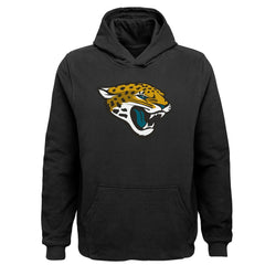 Jacksonville Jaguars Youth Team Logo Pullover Hoodie Black