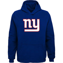 New York Giants Youth Team Logo Pullover Hoodie Royal