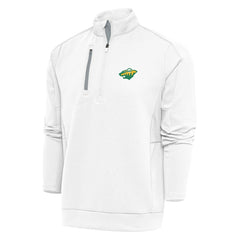 NHL Minnesota Wild Antigua Special Edition 2.0 Generation Quarter-Zip Pullover Top - White