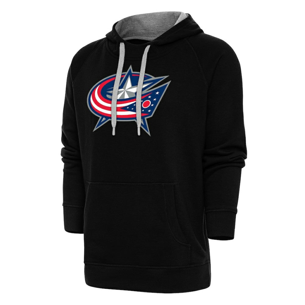 NHL Columbus Blue Jackets Antigua Special Edition 2.0 Victory Pullover Hoodie - Black