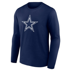 Dallas Cowboys Primary Logo Long T-Shirt Navy
