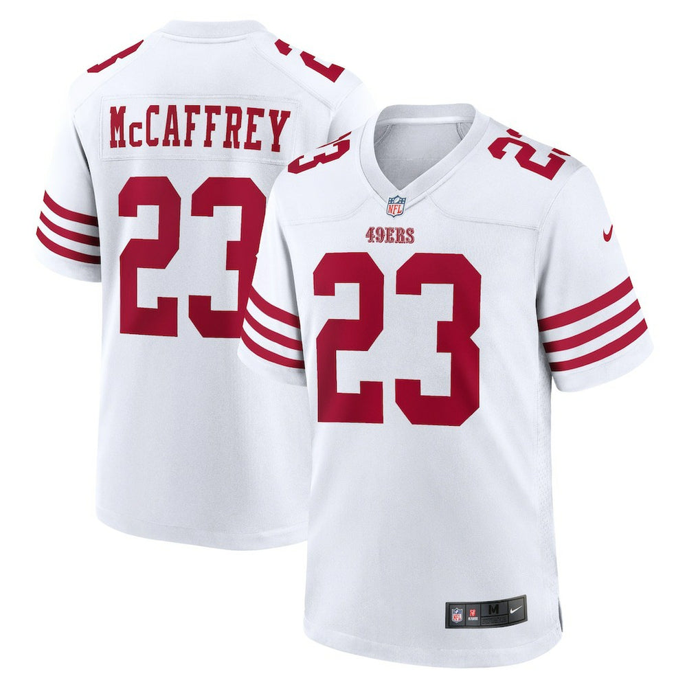 NFL Christian McCaffrey San Francisco 49ers Game Player Jersey - White