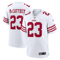 NFL Christian McCaffrey San Francisco 49ers Game Player Jersey - White