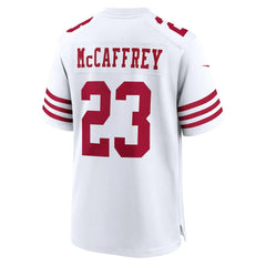 NFL Christian McCaffrey San Francisco 49ers Game Player Jersey - White