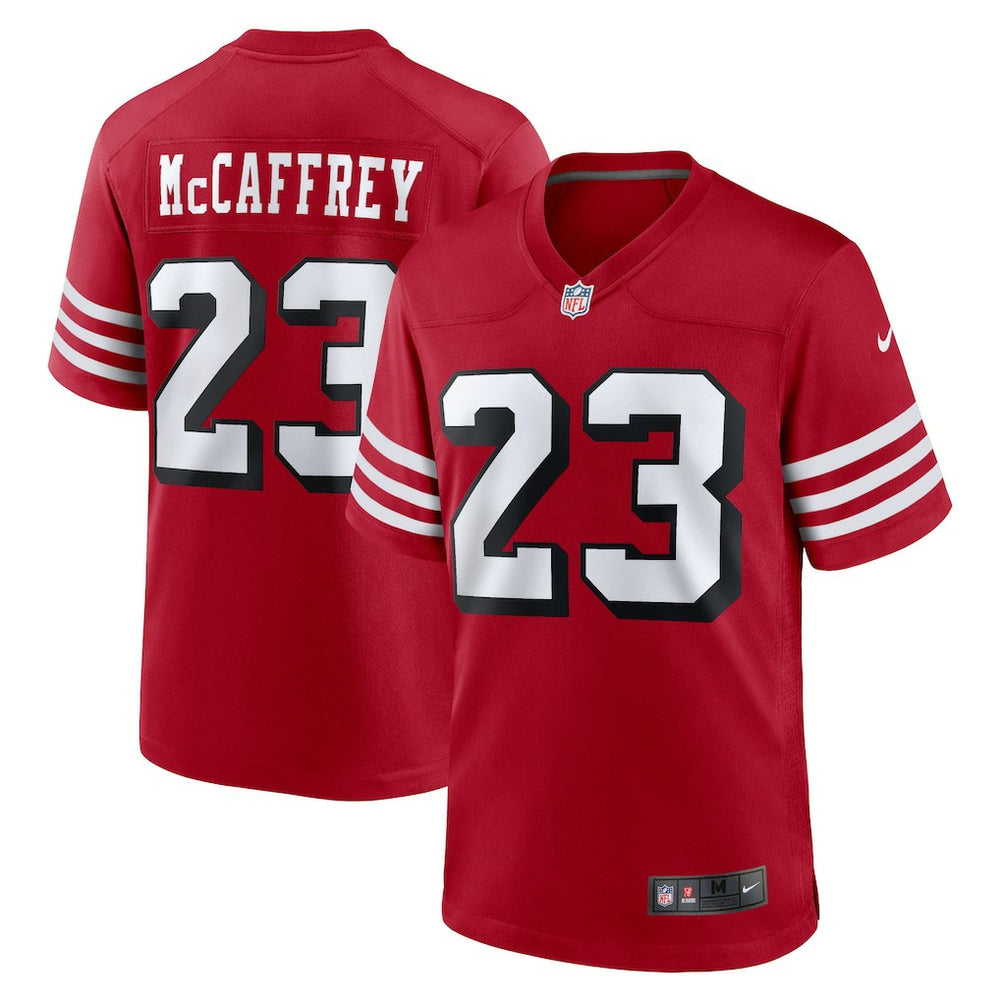 NFL Christian McCaffrey San Francisco 49ers Alternate Game Player Jersey - Scarlet