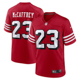 NFL Christian McCaffrey San Francisco 49ers Alternate Game Player Jersey - Scarlet