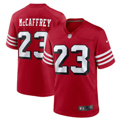 NFL Christian McCaffrey San Francisco 49ers Alternate Game Player Jersey - Scarlet