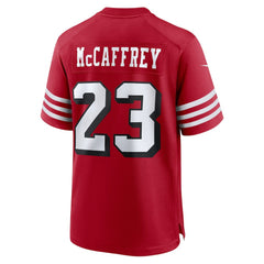 NFL Christian McCaffrey San Francisco 49ers Alternate Game Player Jersey - Scarlet