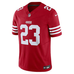 NFL Christian McCaffrey San Francisco 49ers Vapor F.U.S.E. Limited Jersey - Scarlet