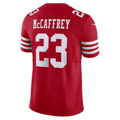 NFL Christian McCaffrey San Francisco 49ers Vapor F.U.S.E. Limited Jersey - Scarlet