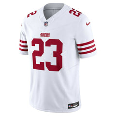 NFL Christian McCaffrey San Francisco 49ers Vapor F.U.S.E. Limited Jersey - White