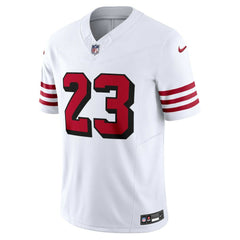 NFL Christian McCaffrey San Francisco 49ers Vapor F.U.S.E. Limited 2nd Alternate Jersey - White