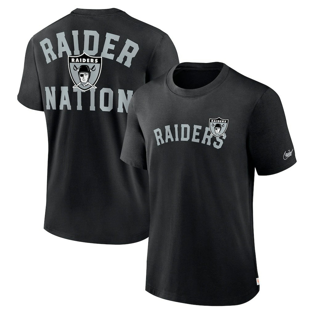 Las Vegas Raiders Rewind Slogan T-Shirt Black