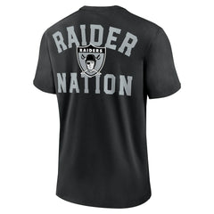 Las Vegas Raiders Rewind Slogan T-Shirt Black