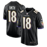 Roquan Smith Baltimore Ravens Alternate Game Jersey Black