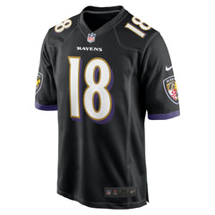 NFL Roquan Smith Baltimore Ravens Alternate Game Jersey - Black