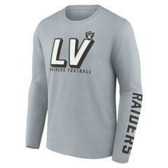 Las Vegas Raiders Two-Pack T-Shirt Combo Set Silver/Black