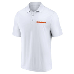 Chicago Bears Lockup Two-Pack Polo Set White/Navy