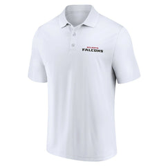 Atlanta Falcons Lockup Two-Pack Polo Set White/Black