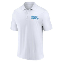 Carolina Panthers Lockup Two-Pack Polo Set White/Black