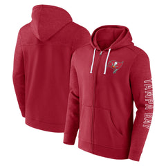 Tampa Bay Buccaneers Offensive Lineup Hoodie Full-Zip Hoodie Red