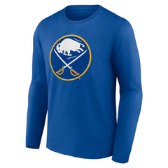 NHL Buffalo Sabres Primary Logo Team Long Sleeve T-Shirt - Royal