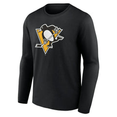 NHL Pittsburgh Penguins Primary Logo Team Long Sleeve T-Shirt - Black
