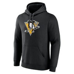 NHL Pittsburgh Penguins Primary Team Logo Pullover Hoodie - Black