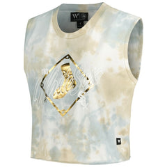 Chicago White Sox The Wild Collective Women's Washed Muscle Tank Top - White Tanks