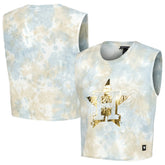 Houston Astros The Wild Collective Women's Washed Muscle Tank Top - White Tanks