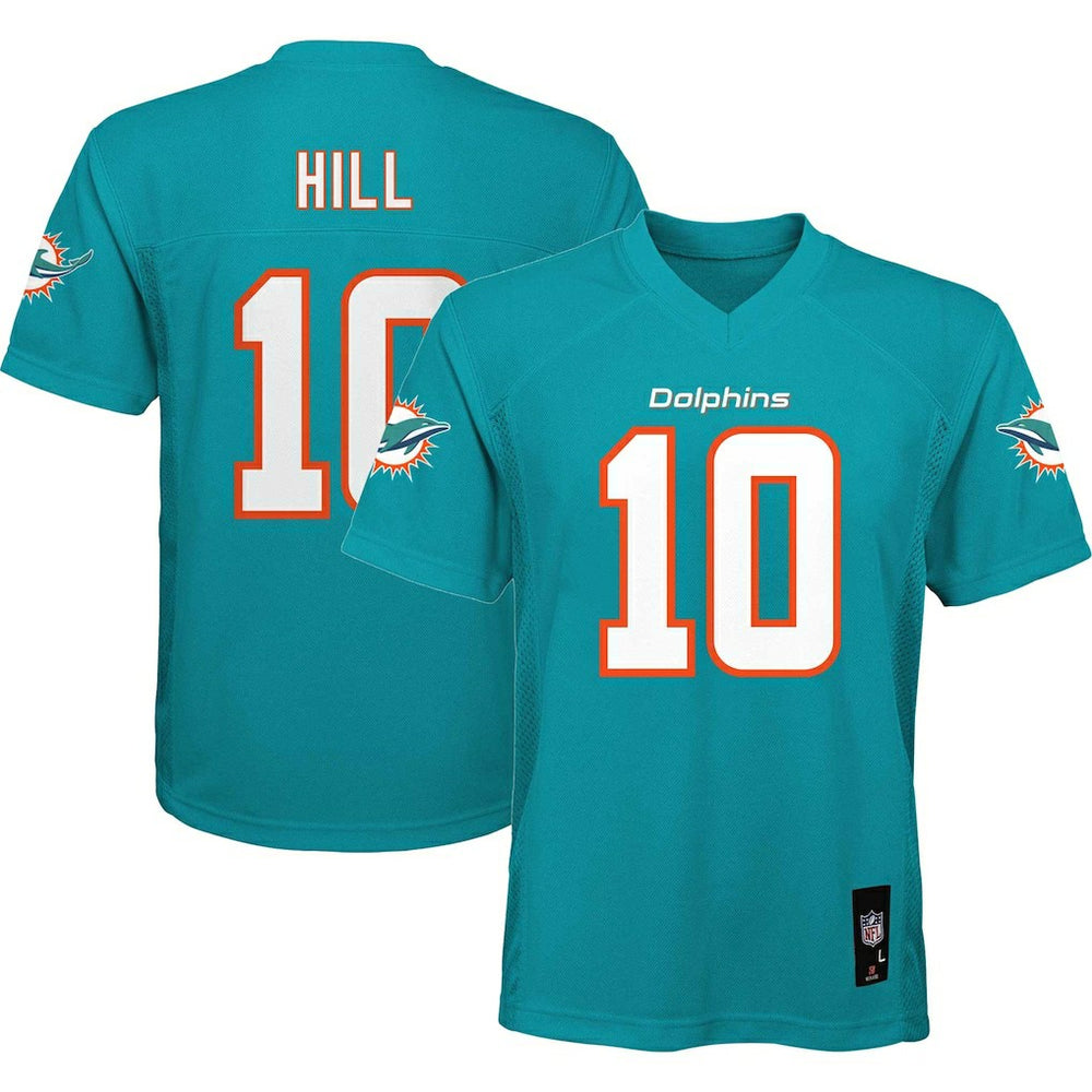 NFL Tyreek Hill Miami Dolphins Youth Replica Player Jersey - Aqua cheap