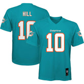 NFL Tyreek Hill Miami Dolphins Youth Replica Player Jersey - Aqua cheap