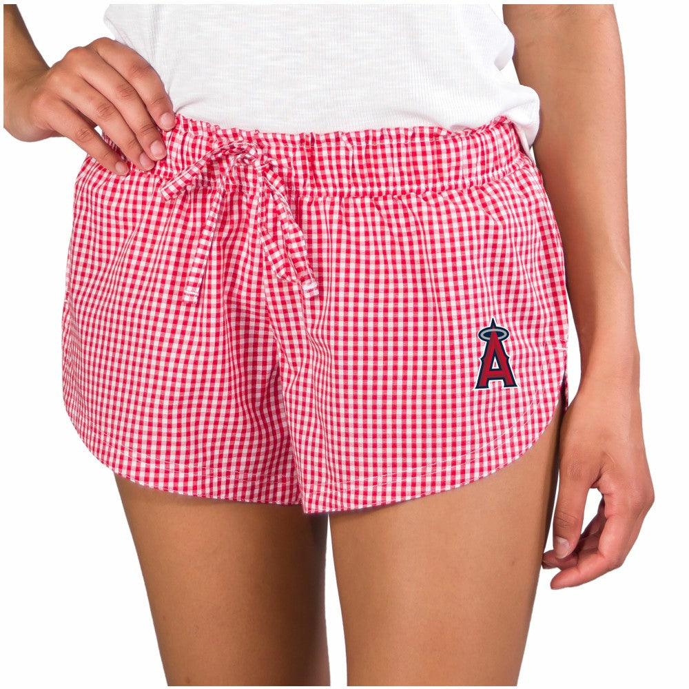 Los Angeles Angels Concepts Sport Women's Tradition Woven Shorts - Red Shorts