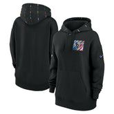 Houston Texans Women's 2023 NFL Crucial Catch Club Pullover Hoodie Black