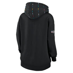 New York Jets Women's 2023 NFL Crucial Catch Club Pullover Hoodie Black
