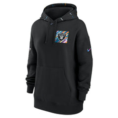 Las Vegas Raiders Women's 2023 NFL Crucial Catch Club Pullover Hoodie Black