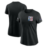 Houston Texans Women's Crucial Catch Sideline Tri-Blend T-Shirt Black