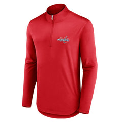 NHL Washington Capitals Fanatics Mock Neck Quarter-Zip Top - Red