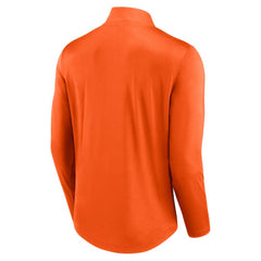 NHL Philadelphia Flyers Fanatics Mock Neck Quarter-Zip Top - Orange