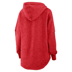 St. Louis Cardinals Fanatics Women's Luxe Pullover Hoodie - Heather Red Hoodies