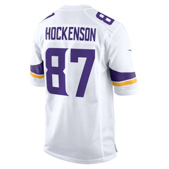 NFL T.J. Hockenson Minnesota Vikings Game Player Jersey - White