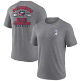 NHL Columbus Blue Jackets Fanatics Winger Tri-Blend T-Shirt - Heather Gray