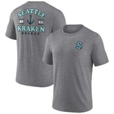 NHL Seattle Kraken Fanatics Winger Tri-Blend T-Shirt - Heather Gray