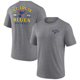 NHL St. Louis Blues Fanatics Winger Tri-Blend T-Shirt - Heather Gray