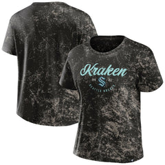 NHL Seattle Kraken Fanatics Women's Breakaway T-Shirt - Black