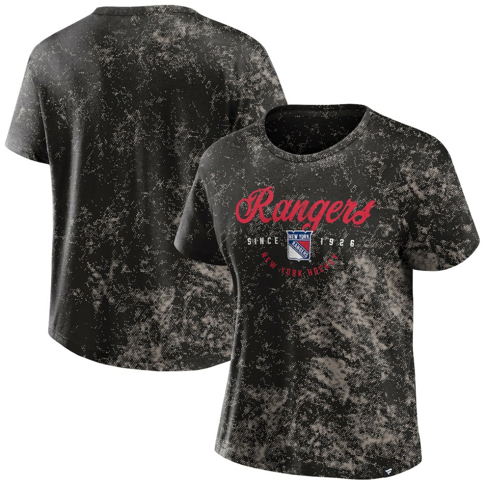 NHL New York Rangers Fanatics Women's Breakaway T-Shirt - Black