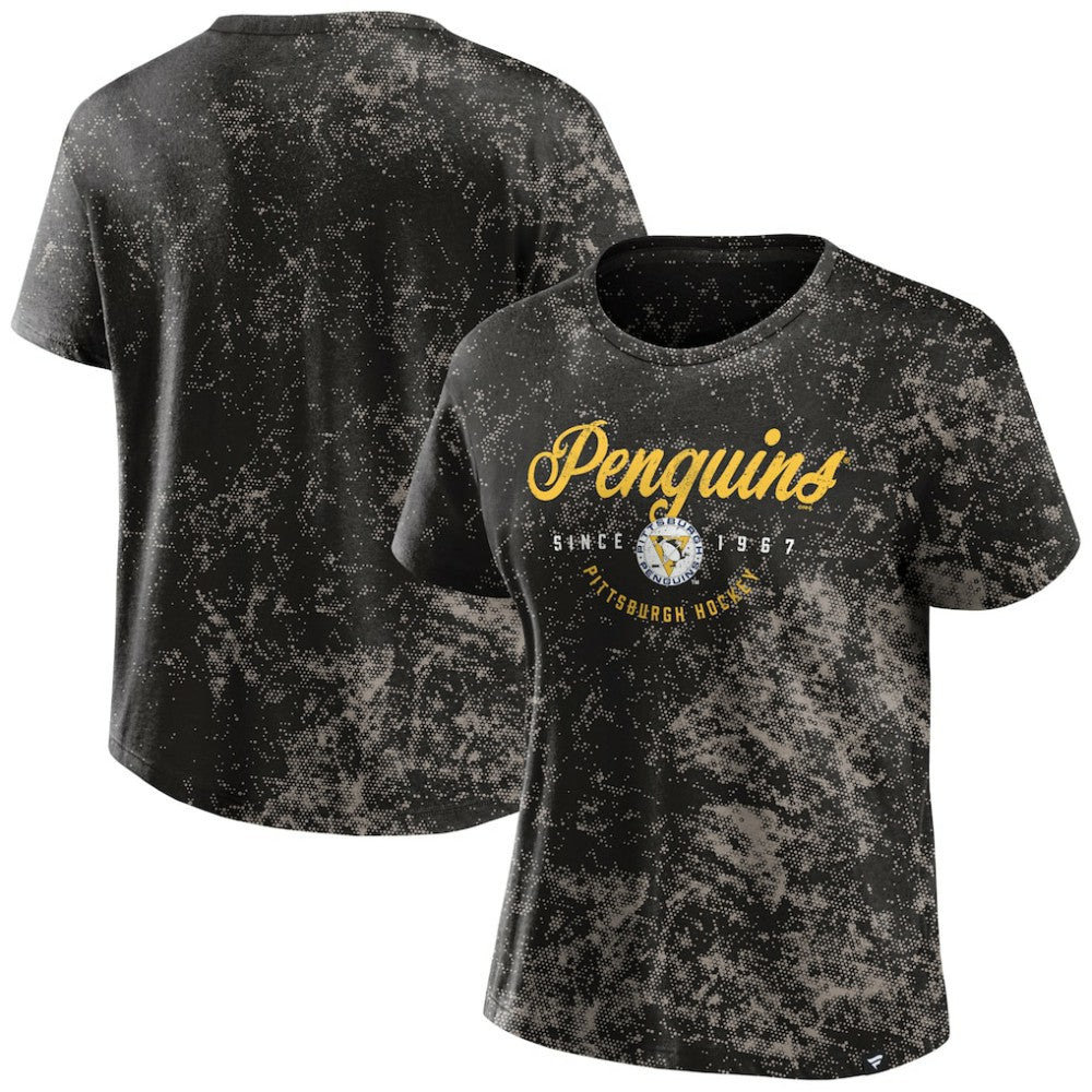 NHL Pittsburgh Penguins Fanatics Women's Breakaway T-Shirt - Black